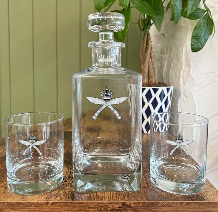 Royal Gurkha Regiment - Decanter (New King's Crown)