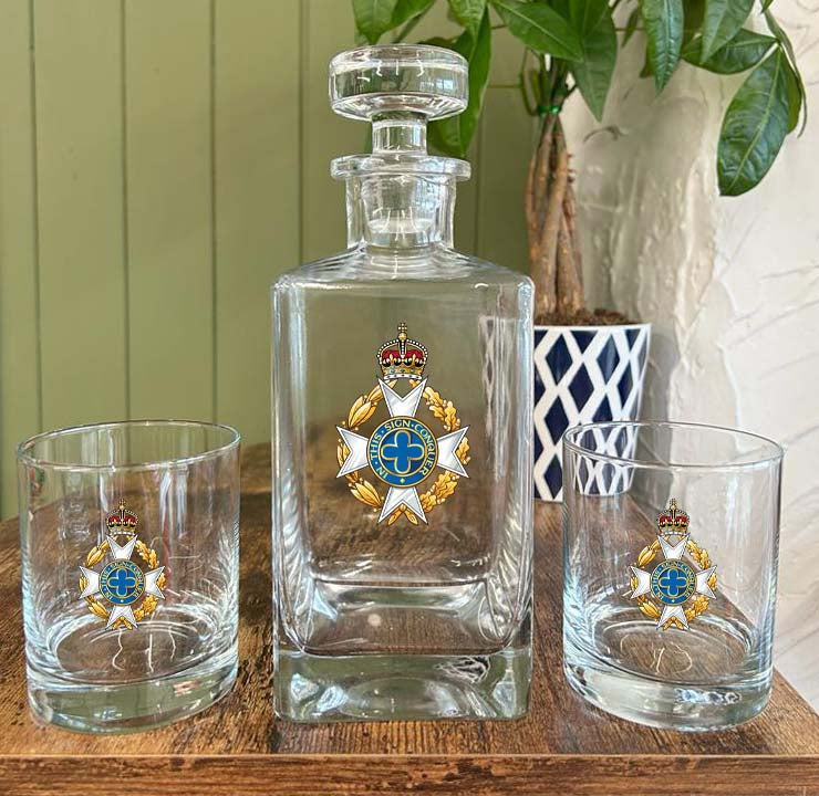 Royal Army Chaplains' Department - Decanter (New King's Crown)