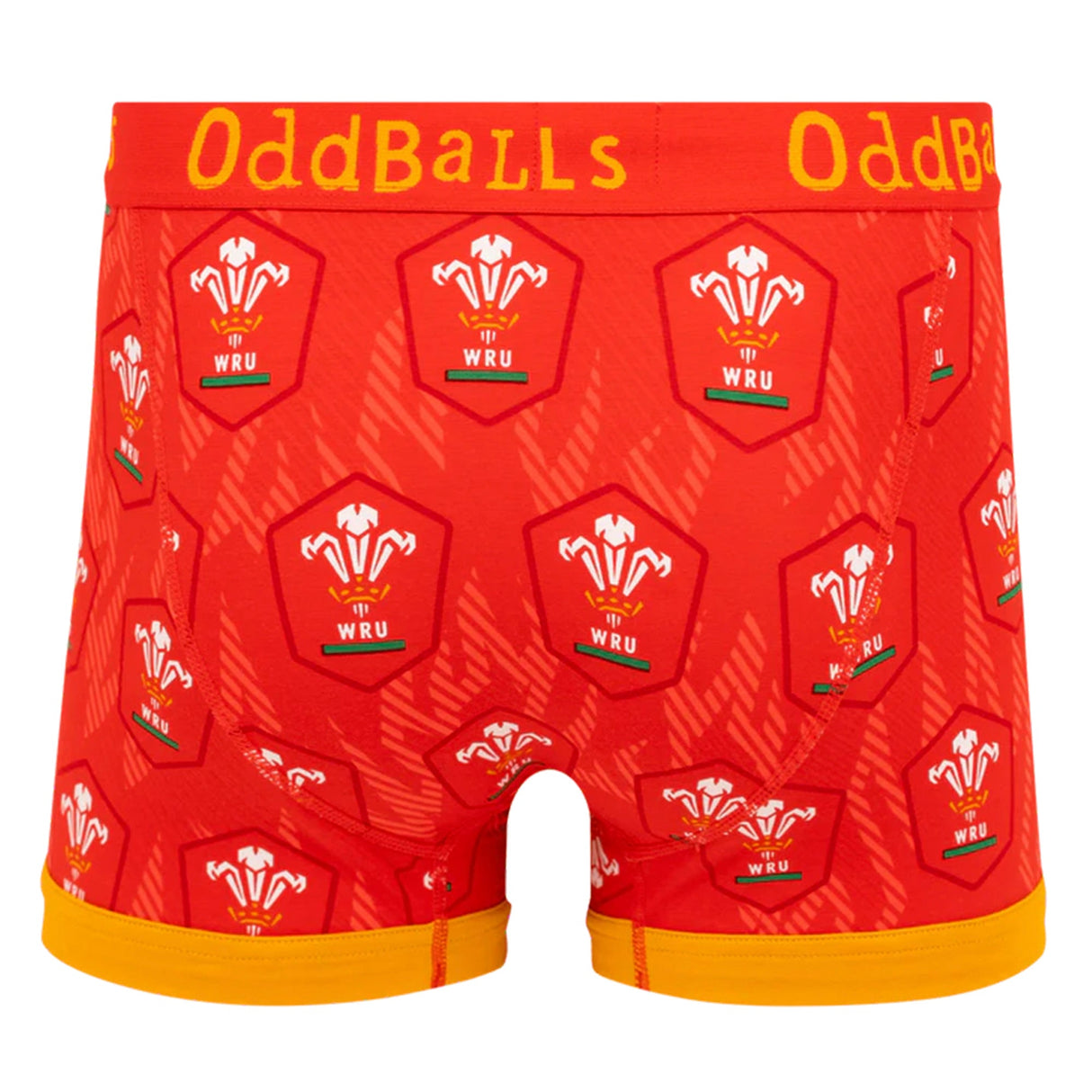 OddBalls Mens Welsh Rugby Boxer Shorts
