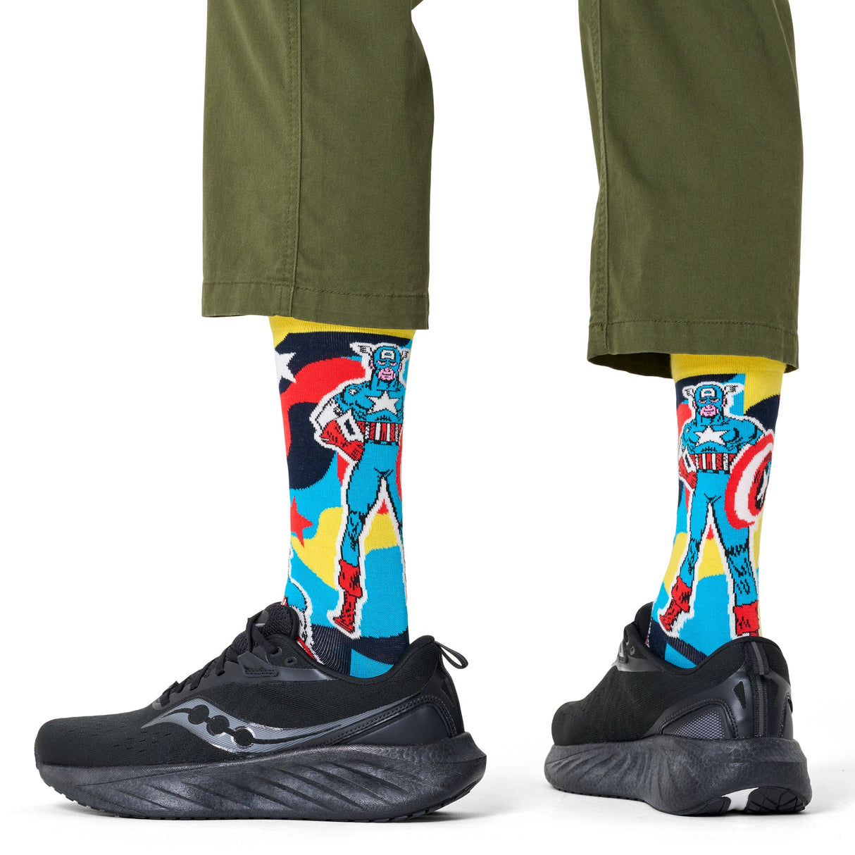 Happy Socks - Marvel Captain America Crew Socks