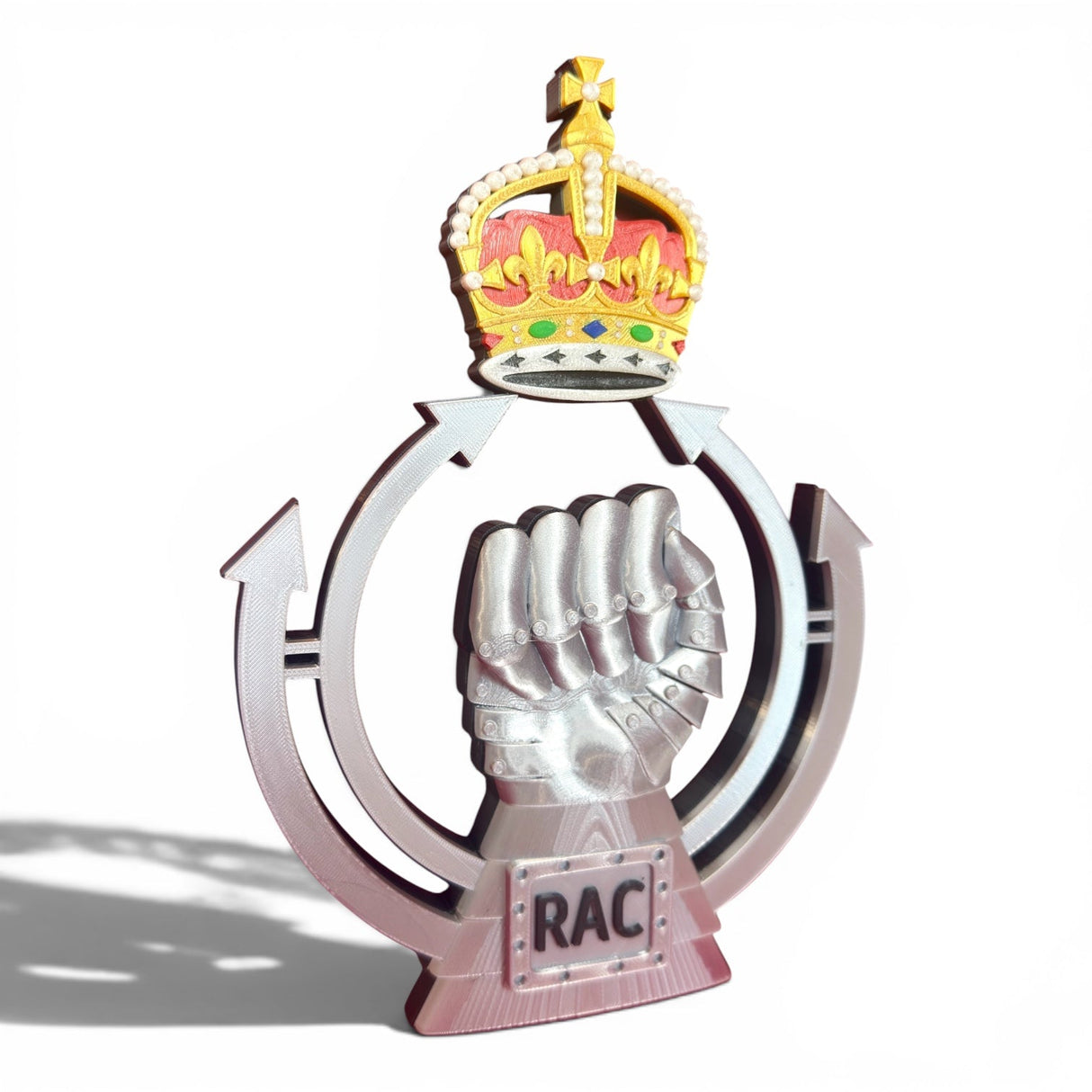 Royal Armoured Corps 3D Cap Badge King's Crown | Officially Licensed