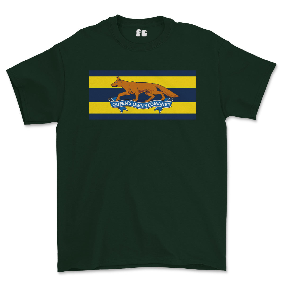 Queens Own Yeomanry Colours Printed T-Shirt