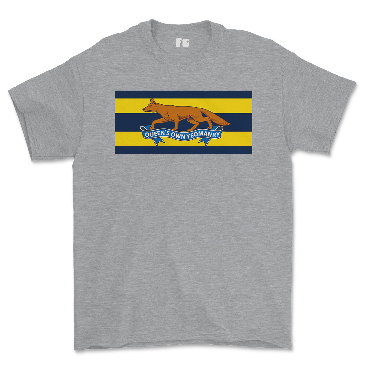 Queens Own Yeomanry Colours Printed T-Shirt