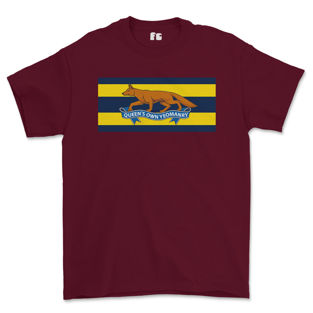 Queens Own Yeomanry Colours Printed T-Shirt