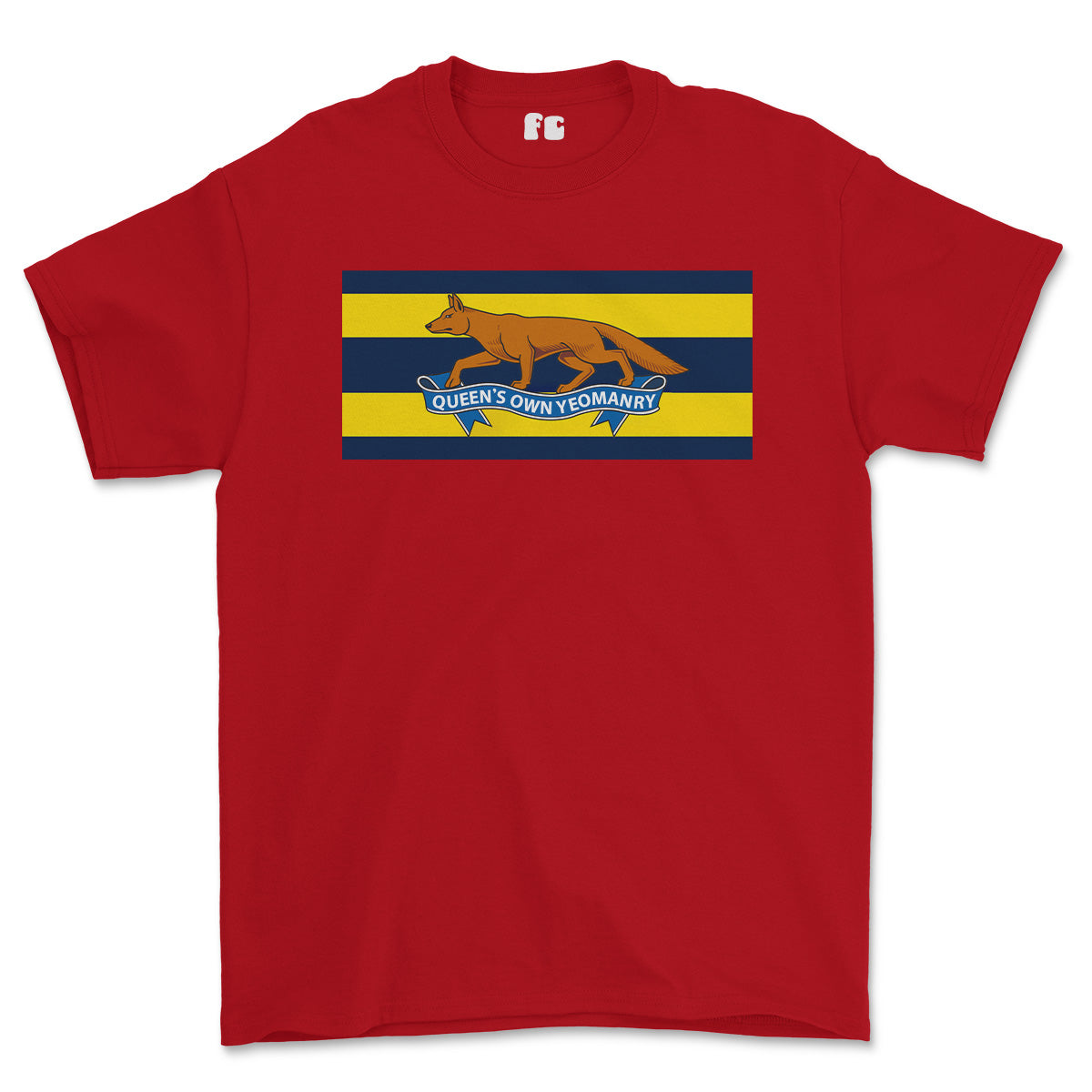 Queens Own Yeomanry Colours Printed T-Shirt
