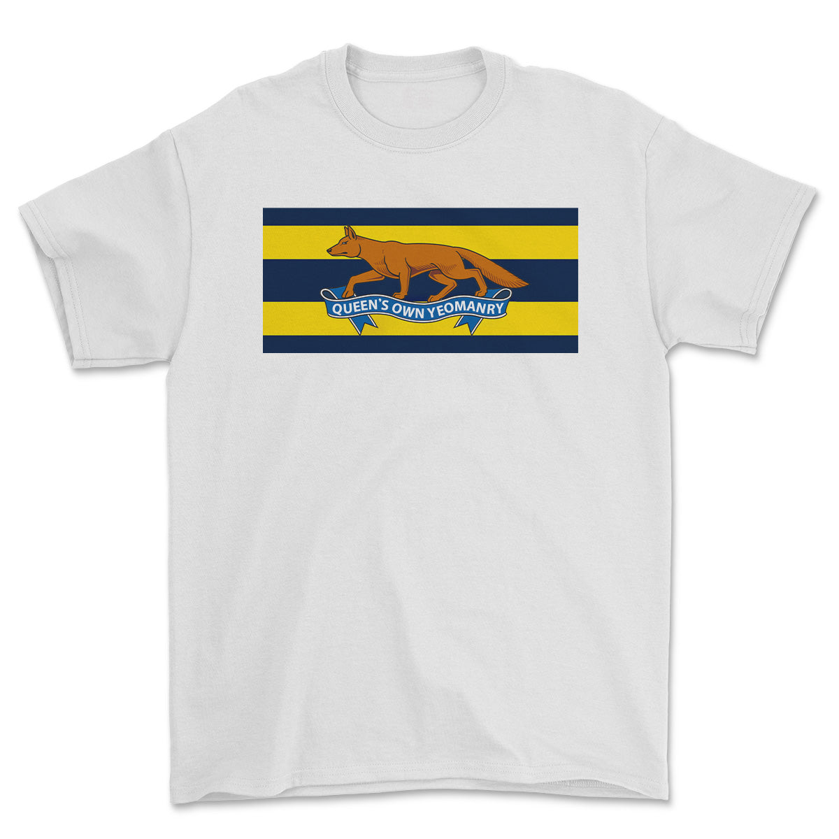 Queens Own Yeomanry Colours Printed T-Shirt