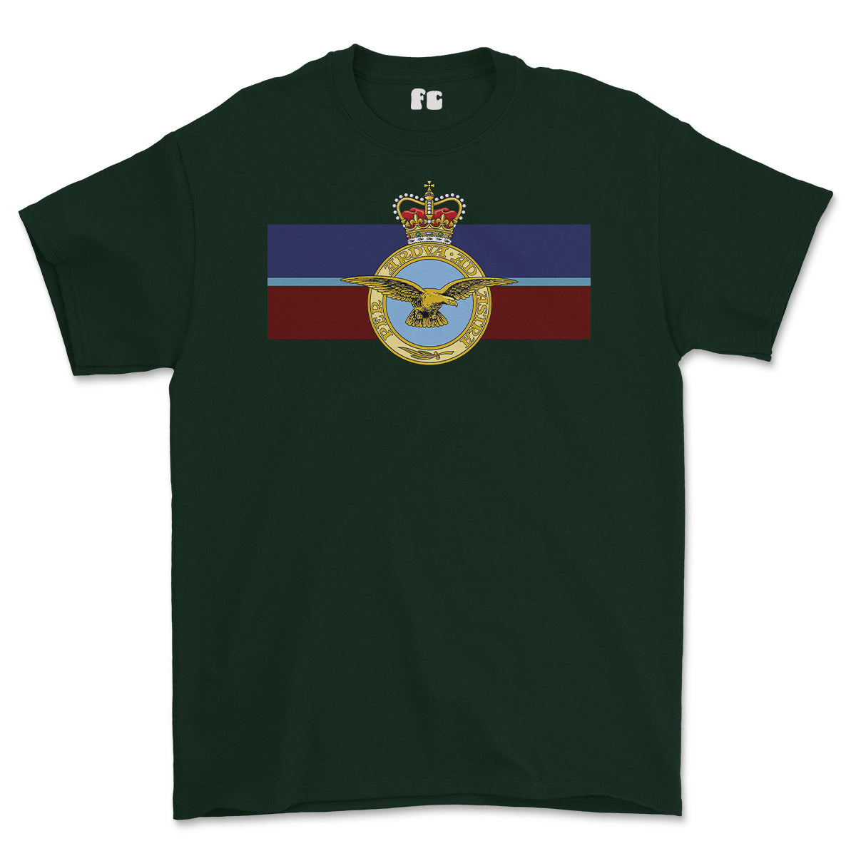 RAF Royal Air Force Eagle Colours Printed T-shirt