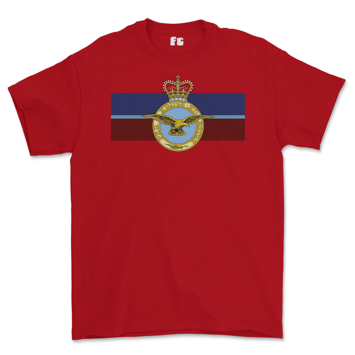RAF Royal Air Force Eagle Colours Printed T-shirt