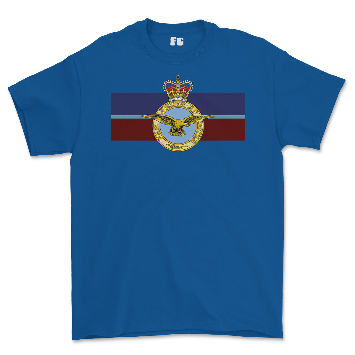 RAF Royal Air Force Eagle Colours Printed T-shirt