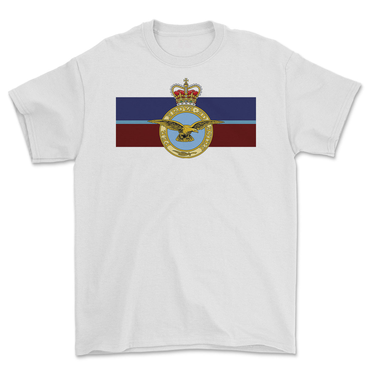 RAF Royal Air Force Eagle Colours Printed T-shirt