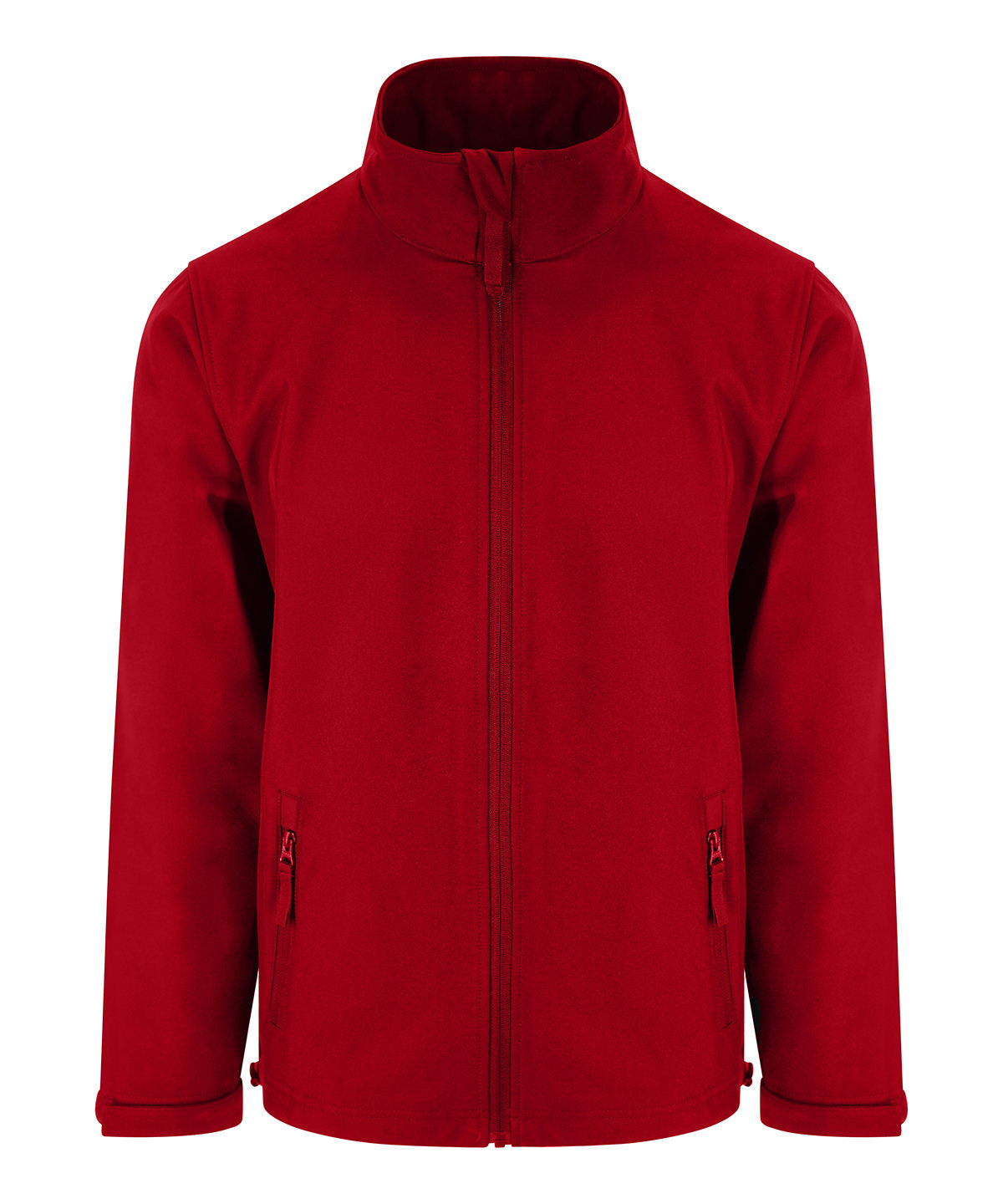 Red jacket on a white background