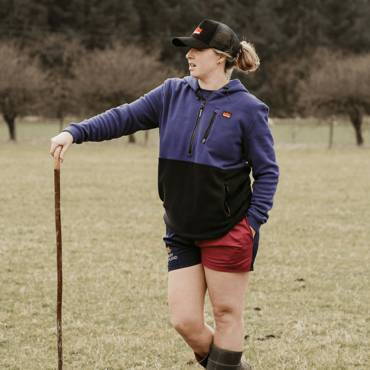 Sugar Loaf Dawnbreaker Polar Fleece Hoodie - Indigo Blue