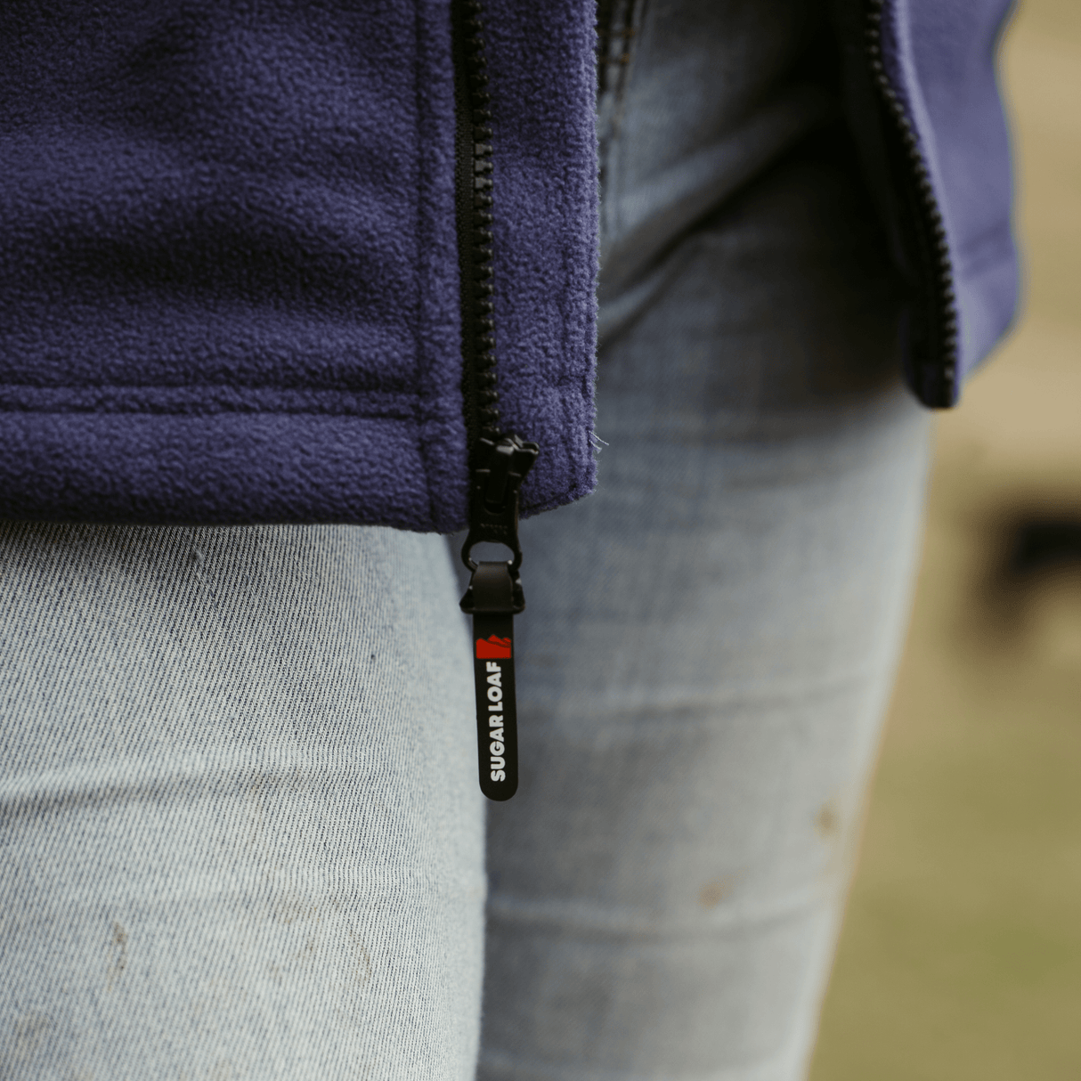 Sugar Loaf Highland Polar Fleece Gilet - Indigo Blue