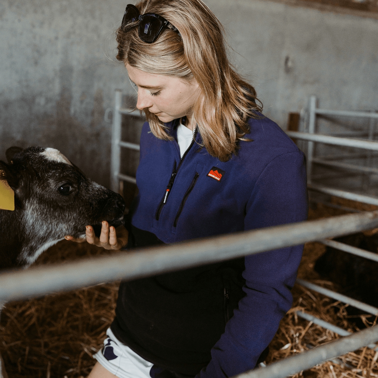 Sugar Loaf Horizon Polar Fleece Half Zip - Indigo Blue