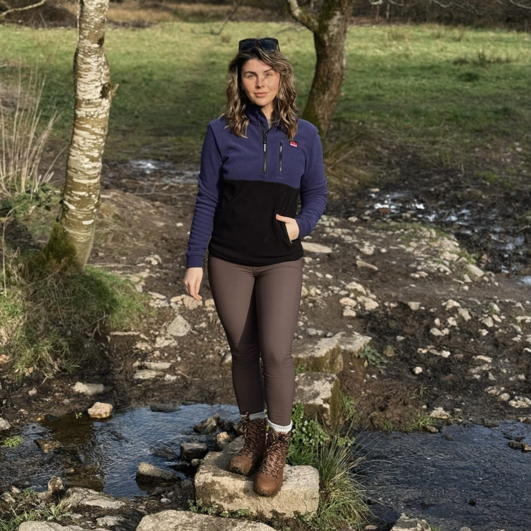 Sugar Loaf Horizon Polar Fleece Half Zip - Indigo Blue