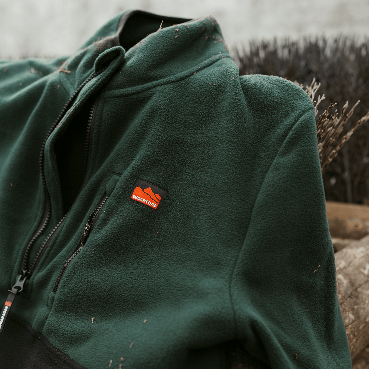 Sugar Loaf Horizon Polar Fleece Half Zip - Green