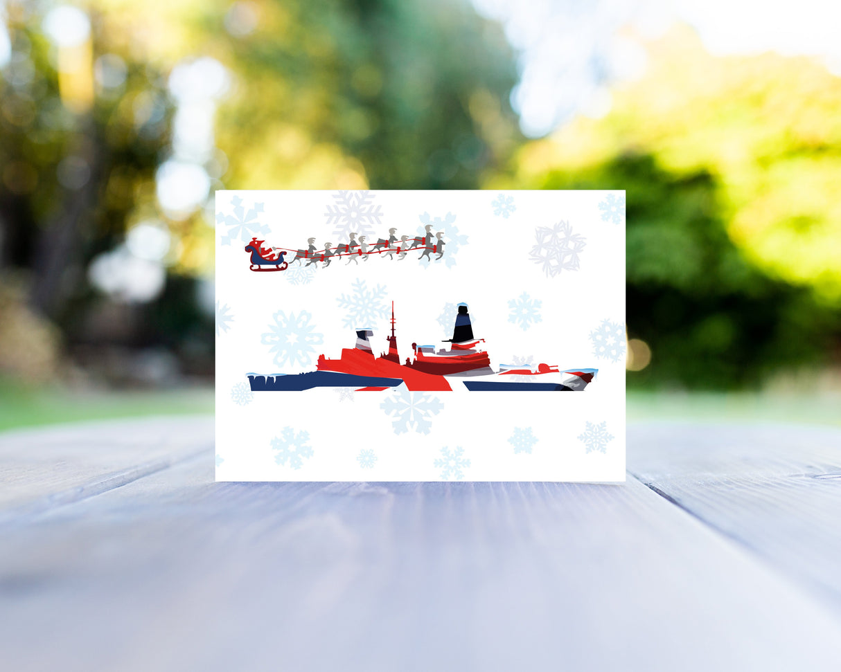T45 Daring Class Christmas Card