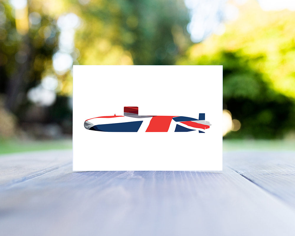 Trafalgar Class Union Flag Greeting Card