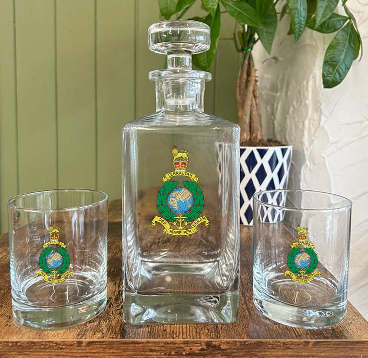 Royal Marines - Decanter set