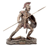 Achilles (Achilleus) Greek Warrior Cold Cast Bronze Statue No Wooden Base Military
