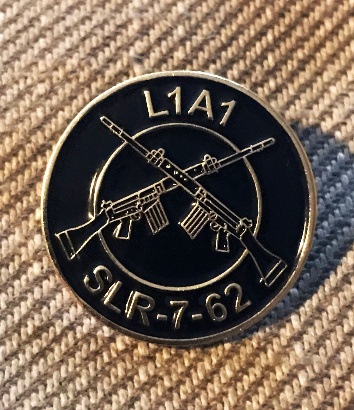 SLR 7.62 Pin Badge
