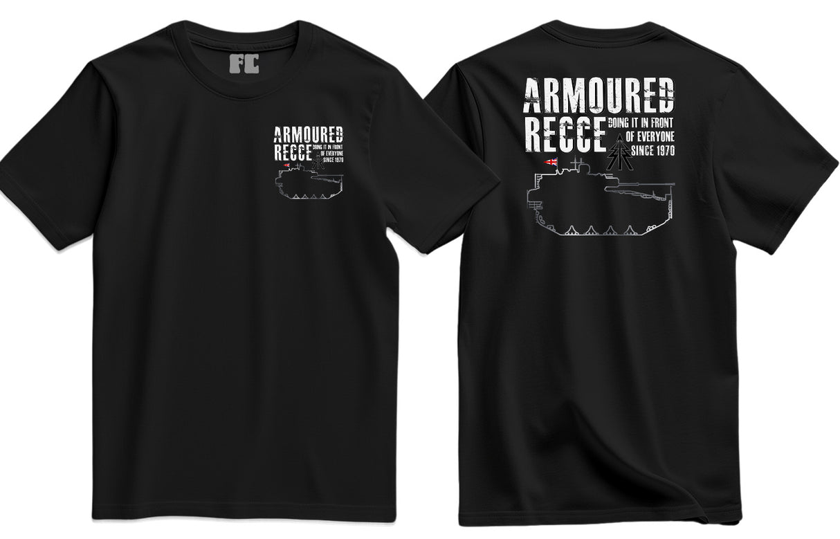 Armoured Recce Doing It In Front of Everyone Double Print T-Shirt