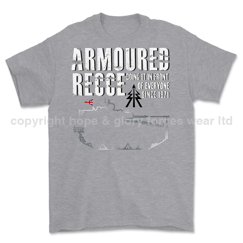 Armoured Recce Doing In Front of Everyone Printed T-Shirt