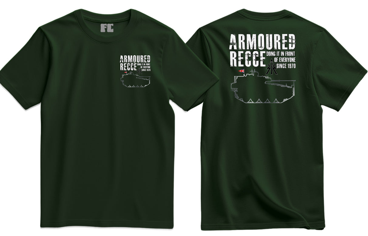 Armoured Recce Doing It In Front of Everyone Double Print T-Shirt