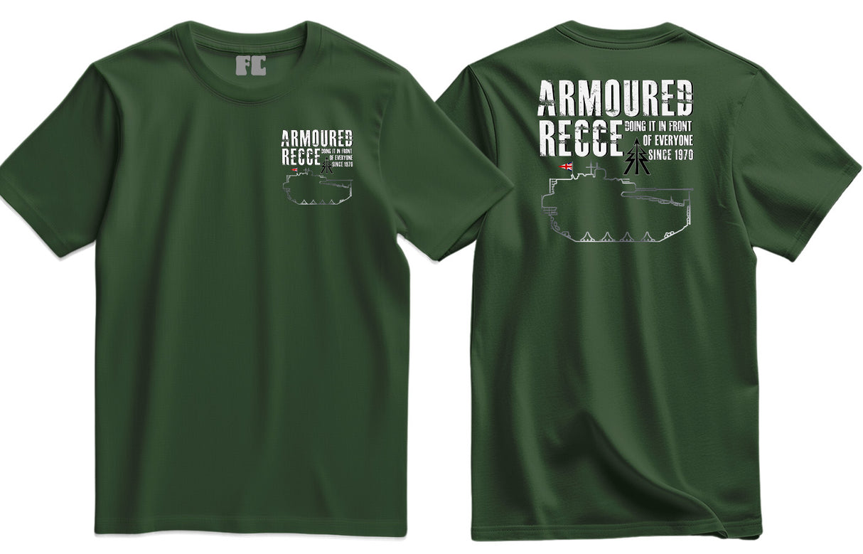 Armoured Recce Doing It In Front of Everyone Double Print T-Shirt