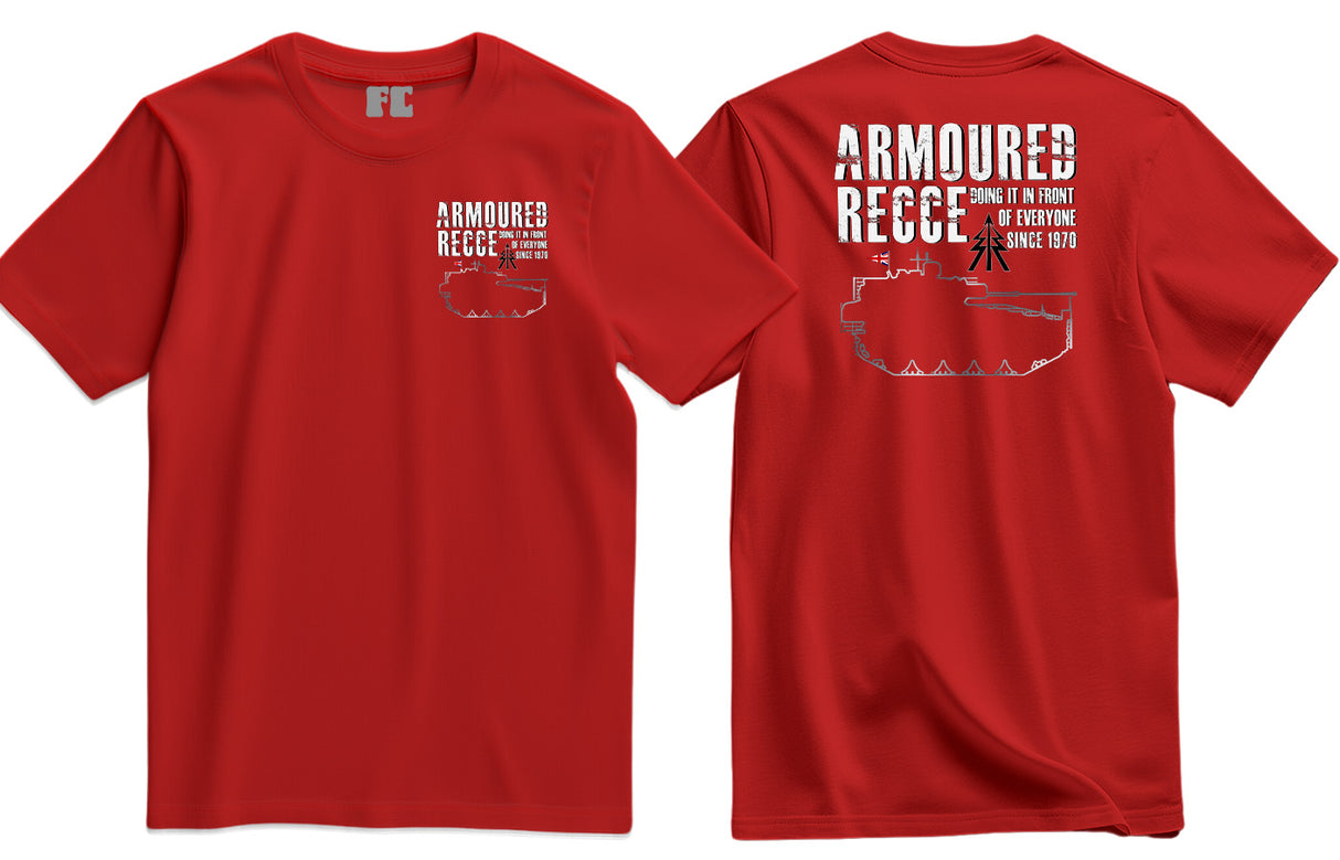 Armoured Recce Doing It In Front of Everyone Double Print T-Shirt