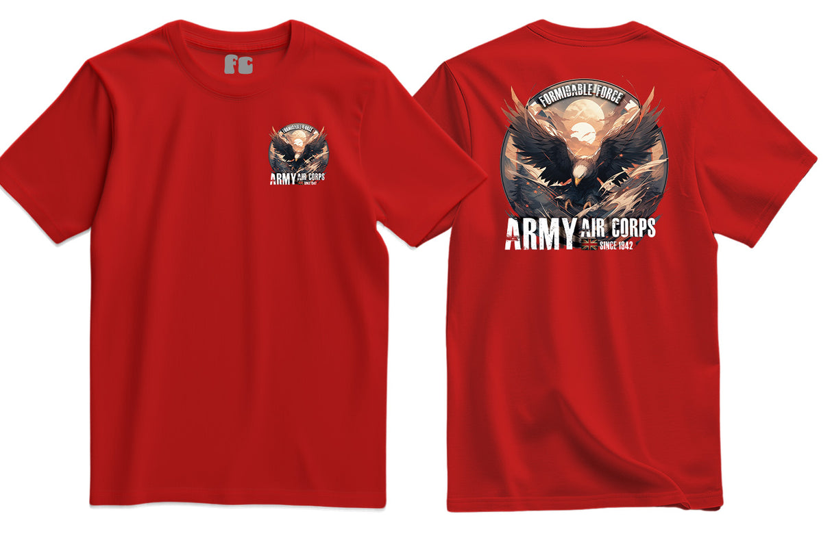 Army Air Corps Formidable Force Double Print T-Shirt