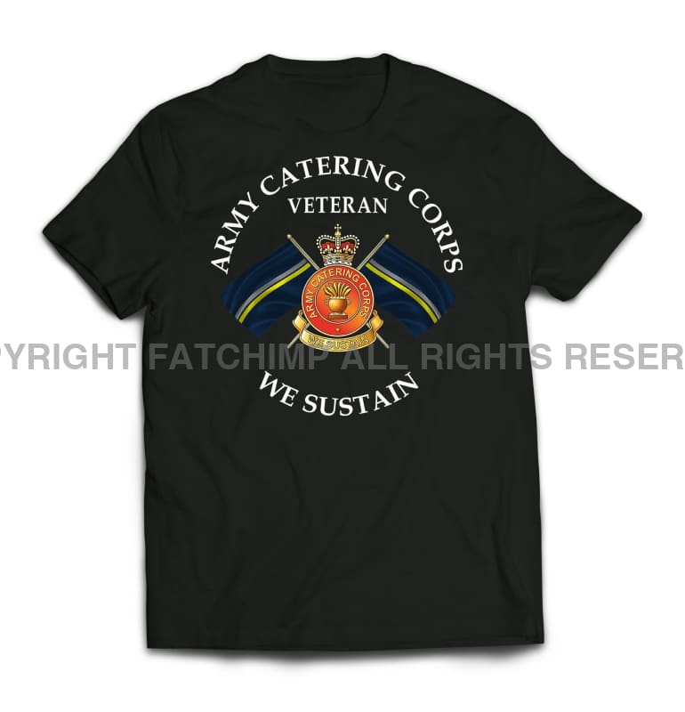 Army Catering Corps Veteran Printed T-Shirt