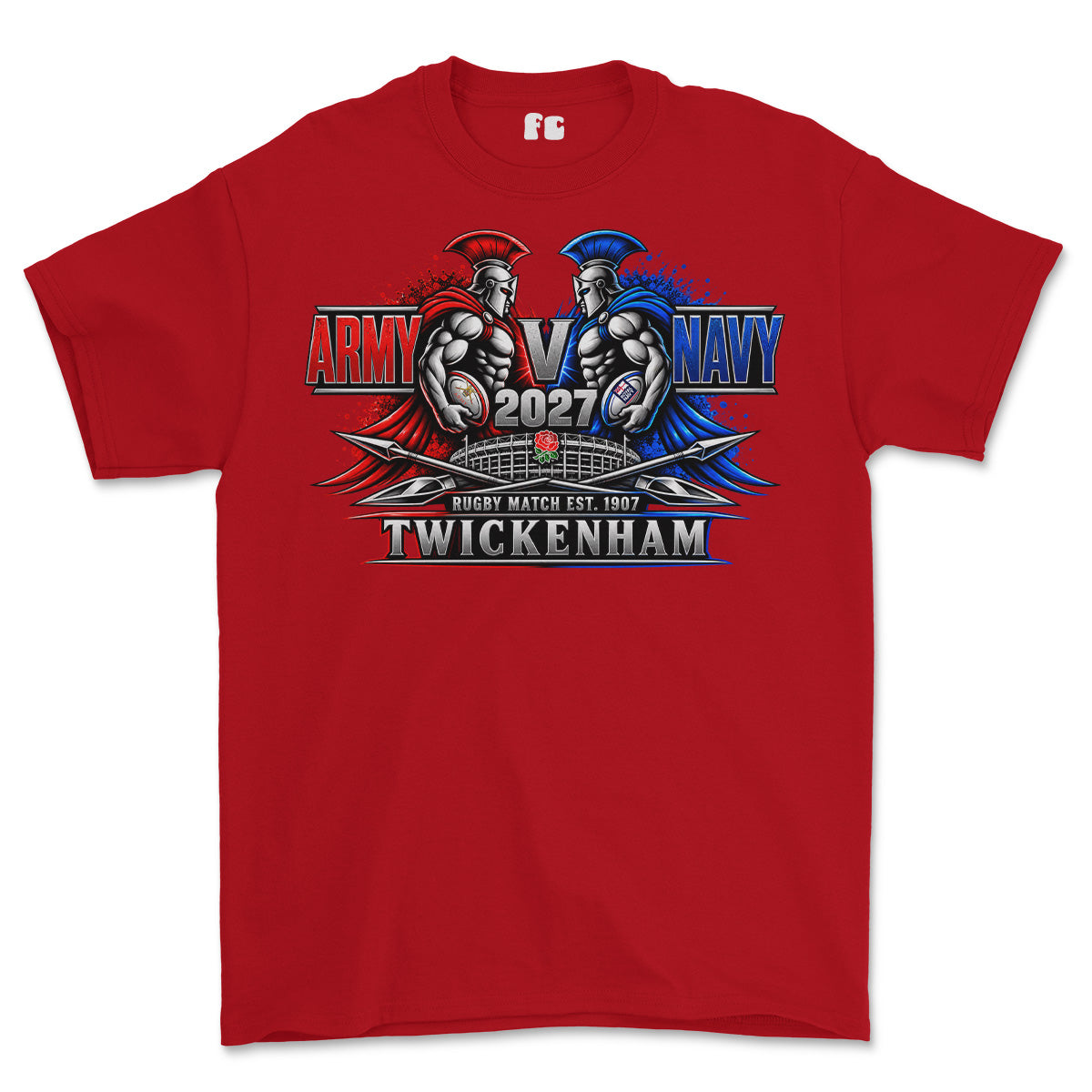 Army V Navy 2027 Gladiators Printed T-Shirt