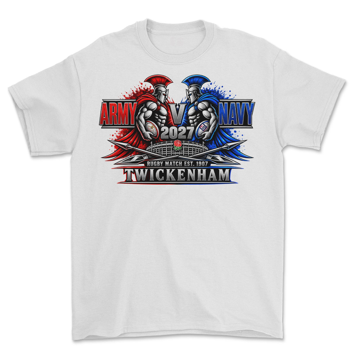 Army V Navy 2027 Gladiators Printed T-Shirt