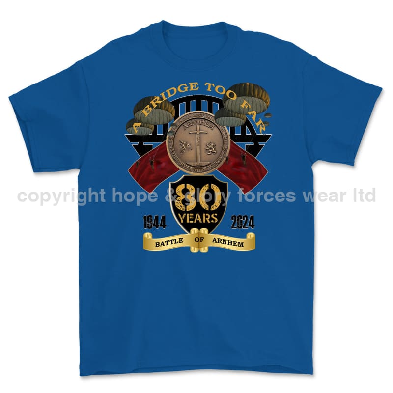 Arnhem 80 A Bridge Too Far Commemorative Printed T-Shirt