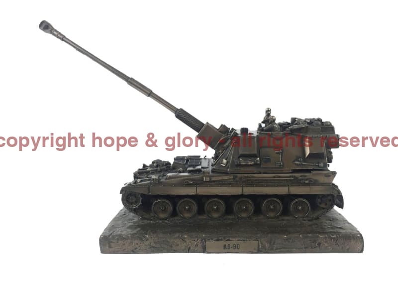 AS-90 Artillery System Bronze Statue