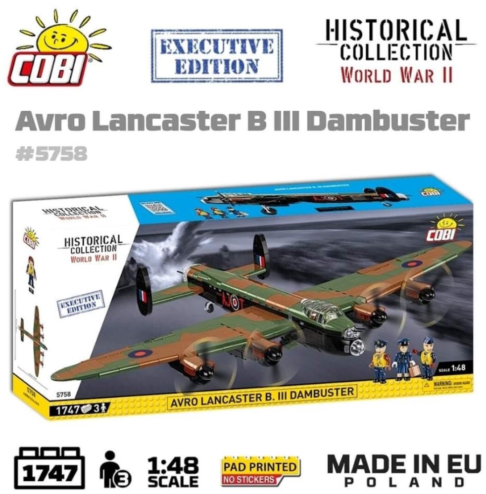 Avro Lancaster Bomber BIII Dambusters brick plane model