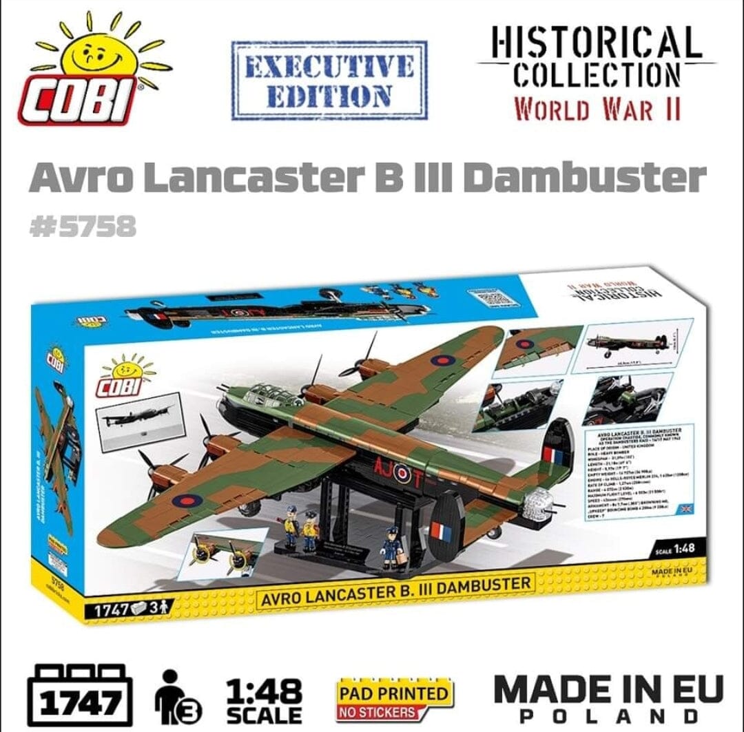 Avro Lancaster Bomber BIII Dambusters brick plane model