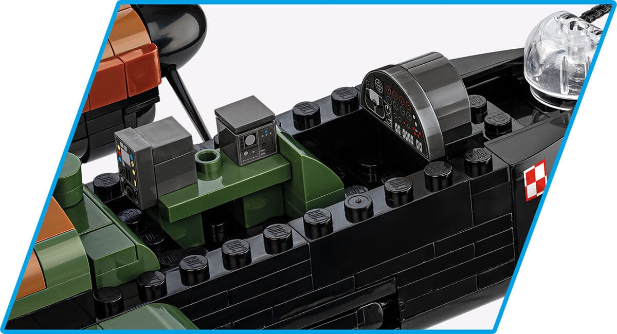 Avro Lancaster Bomber Mk. III brick plane model