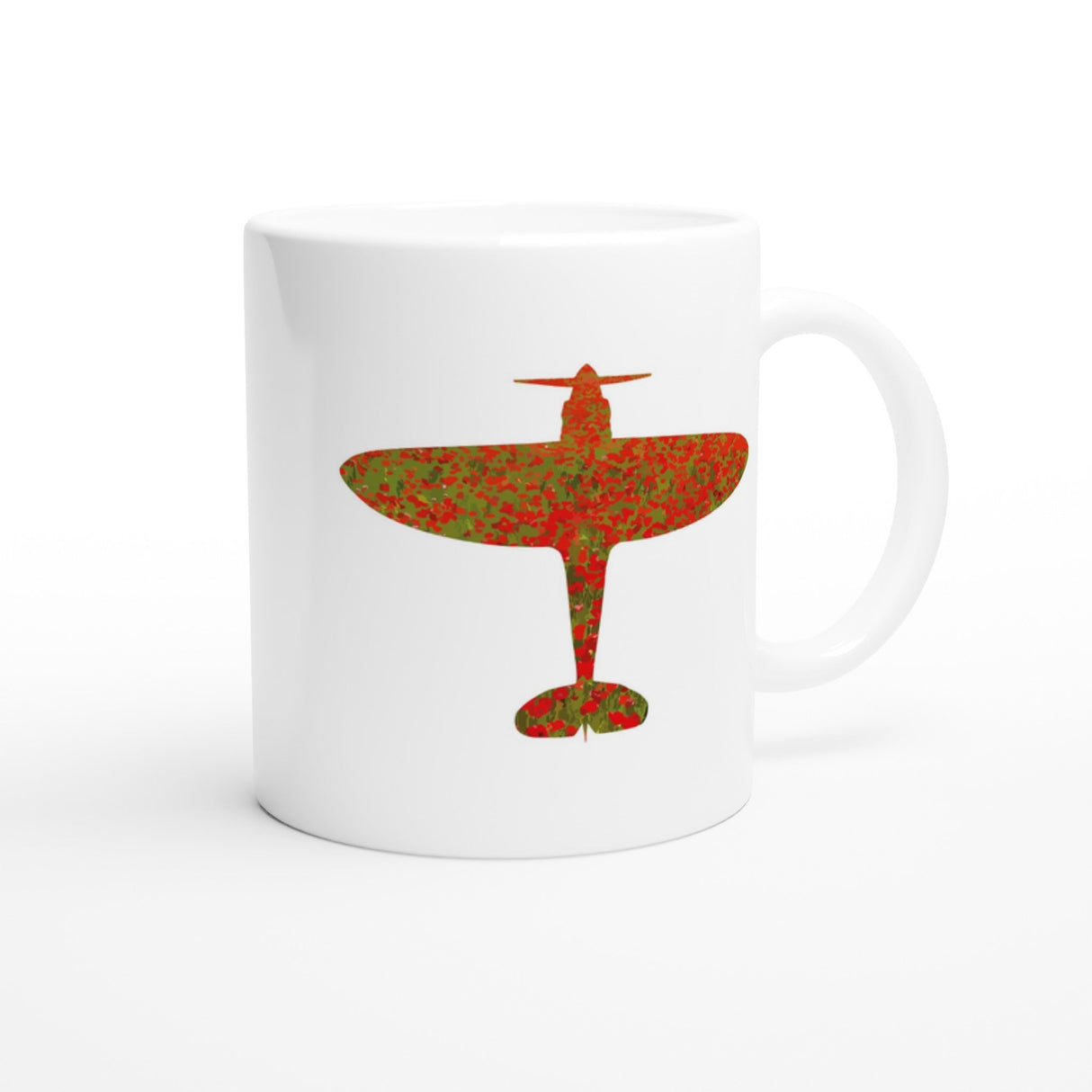 Spitfire Poppy Mug