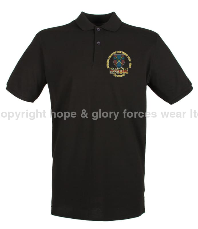 BAOR Veteran Embroidered Polo Shirt