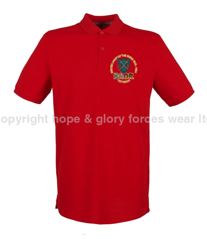 BAOR Veteran Embroidered Polo Shirt