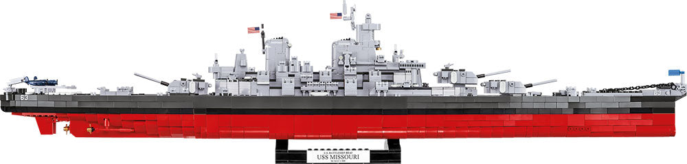 USS Missouri Battleship brick model - COBI 4837 - 2640 Bricks
