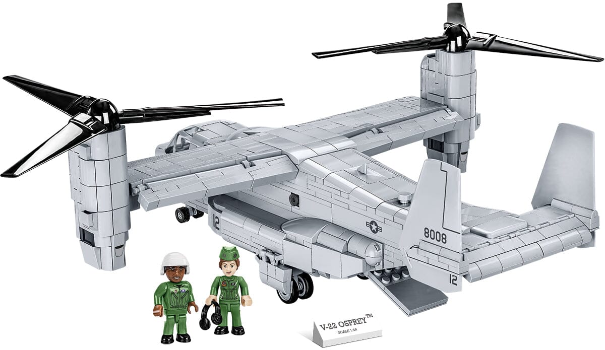 Bell Boeing V-22 Osprey tiltrotor brick model - COBI 5836 - 1090 bricks