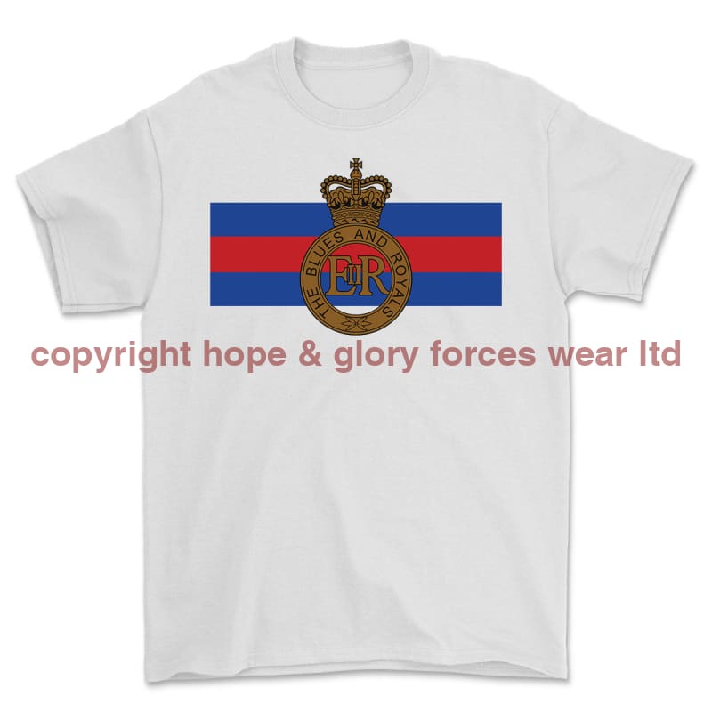 Blues And Royals Cap Badge Printed T-Shirt