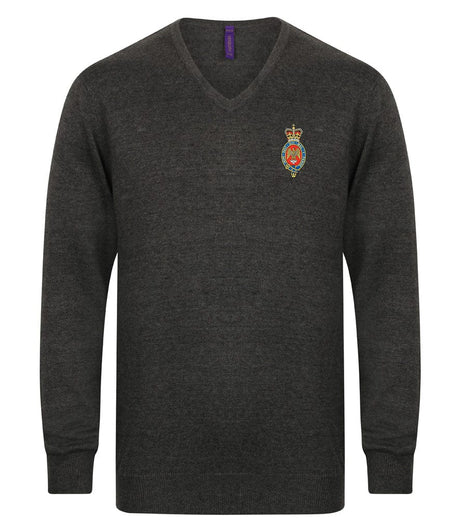Blues and Royals Lightweight V Neck Sweater