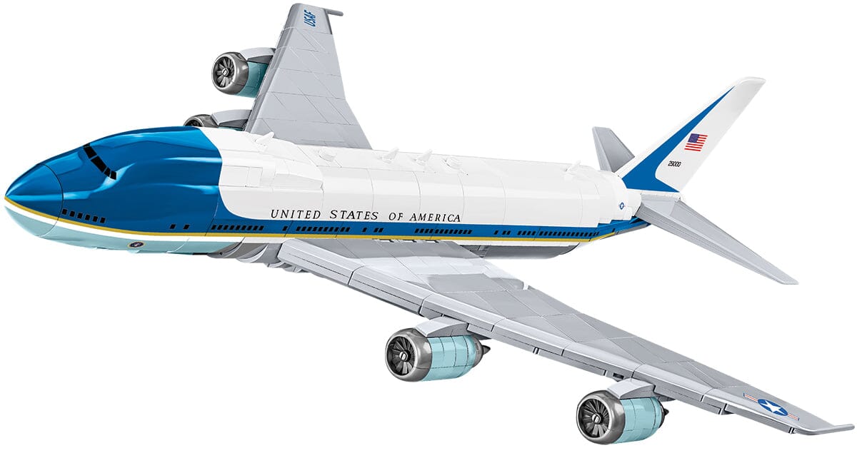 Boeing 747 Air Force One brick plane model - COBI 26610 - 1050 bricks