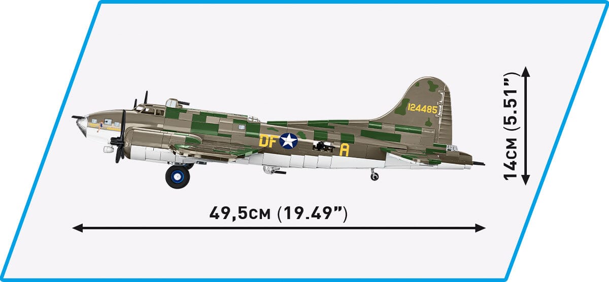 Boeing B17 "Flying Fortress" "Memphis Belle" brick plane model