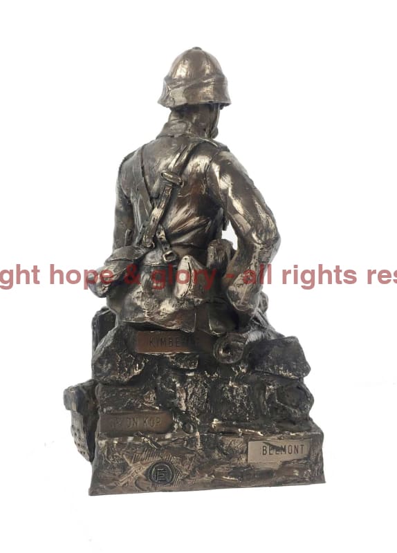 Boer War British Soldier Bronze Sculpture