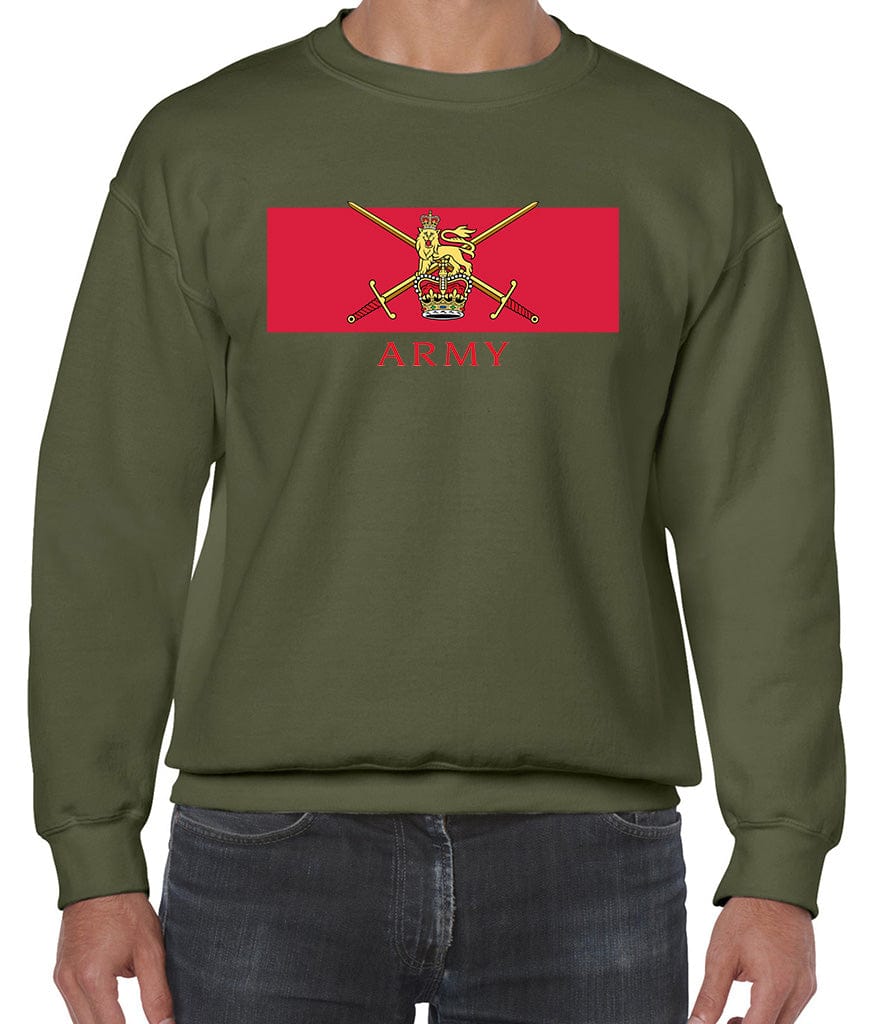 British Army Front Printed Sweater